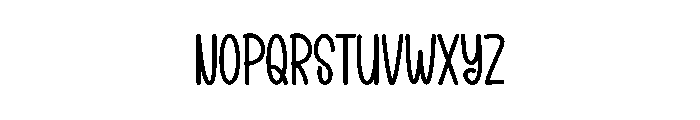 Black Victoria Font LOWERCASE