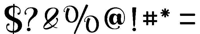 Black Virtha Regular Font OTHER CHARS