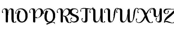 Black Virtha Regular Font UPPERCASE