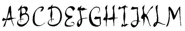 Black letter Regular Font UPPERCASE
