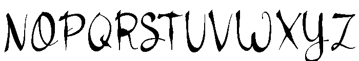 Black letter Regular Font UPPERCASE