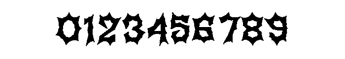 BlackCampaign Font OTHER CHARS