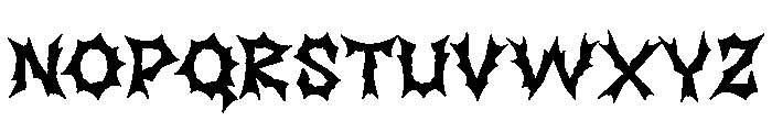 BlackCampaign Font LOWERCASE