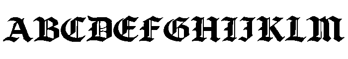 BlackCrown Font UPPERCASE