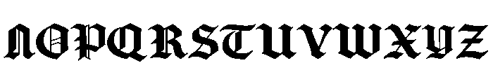 BlackCrown Font UPPERCASE