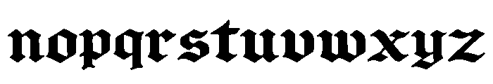 BlackCrown Font LOWERCASE