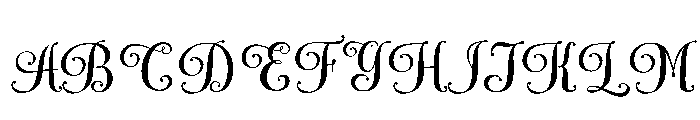 BlackDelighter Font UPPERCASE