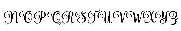 BlackDelighter Font UPPERCASE
