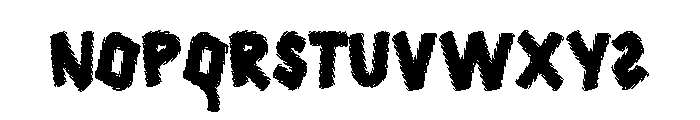 BlackEvil Font LOWERCASE