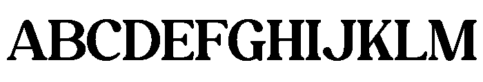 BlackMiracle-Regular Font UPPERCASE