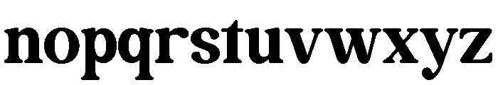 BlackMiracle-Regular Font LOWERCASE