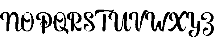 BlackQatimino Font UPPERCASE