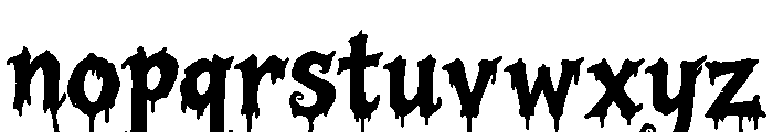 BlackRaven-Regular Font LOWERCASE