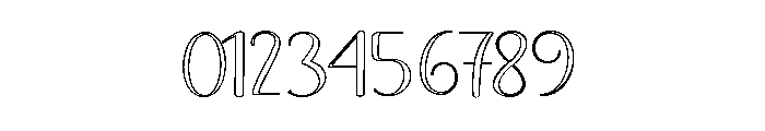 BlackSpookyOutline Font OTHER CHARS