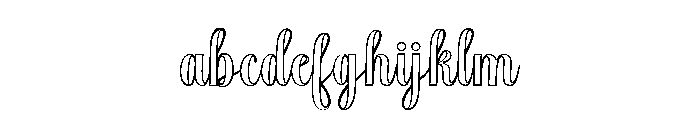 BlackSpookyOutline FONT