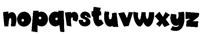 BlackTaq Font LOWERCASE