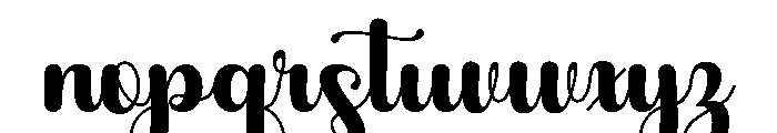 BlackVirtha-Regular Font LOWERCASE