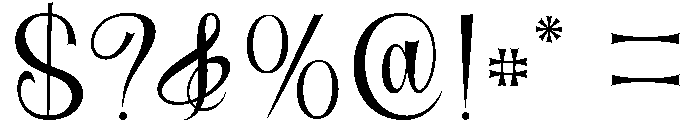 BlackWicked Font OTHER CHARS