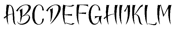 BlackWicked Font UPPERCASE