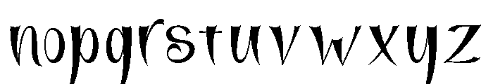 BlackWicked Font LOWERCASE