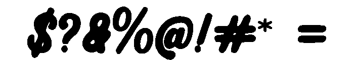 Blackbeard_Bold Font OTHER CHARS