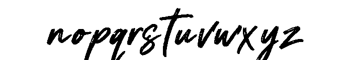 Blackblast Font LOWERCASE