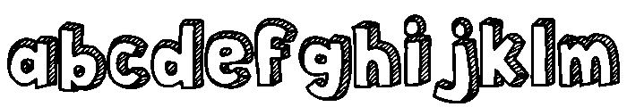 Blackboard Chalk 3d Regular FONT