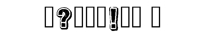 Blackboard Regular Font OTHER CHARS