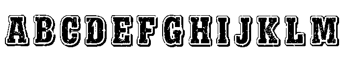 Blackboard Regular Font UPPERCASE