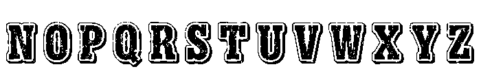 Blackboard Regular Font UPPERCASE