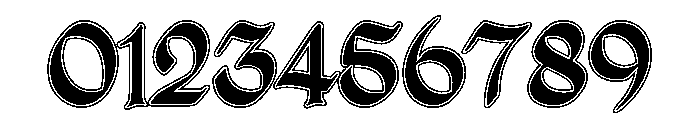 Blackbones Font OTHER CHARS