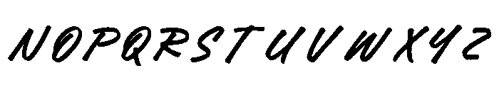 Blackdaws Font UPPERCASE
