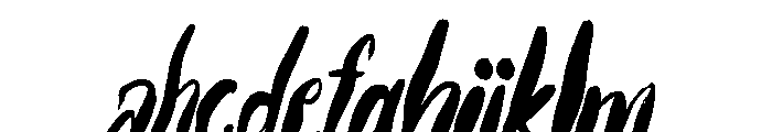 Blackdeath Italic FONT