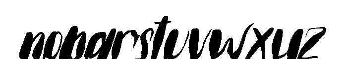 Blackdeath Italic Font LOWERCASE