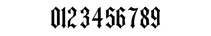 Blackdove Font OTHER CHARS