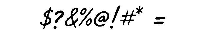 Blackedy Cafiaden Font OTHER CHARS