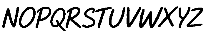 Blackedy Cafiaden Font UPPERCASE