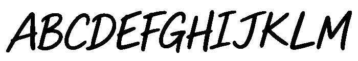 BlackedyCafiaden Font UPPERCASE