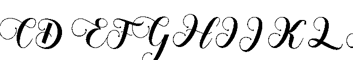 Blacker-Regular Font UPPERCASE