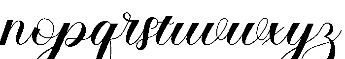 Blacker-Regular Font LOWERCASE