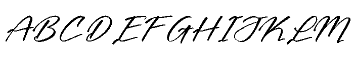 Blackers Luminous Font UPPERCASE
