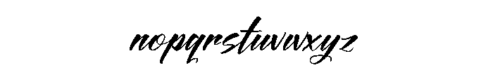 Blackers Luminous Font LOWERCASE