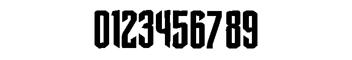 Blackfang Display Font OTHER CHARS