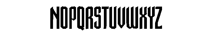 Blackfang Display Font UPPERCASE