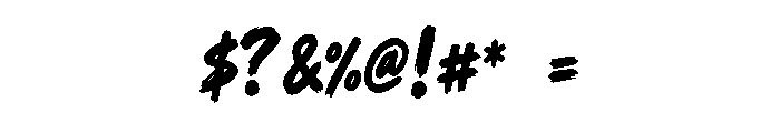Blackfully Font OTHER CHARS