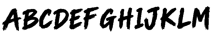 Blackfully Font UPPERCASE