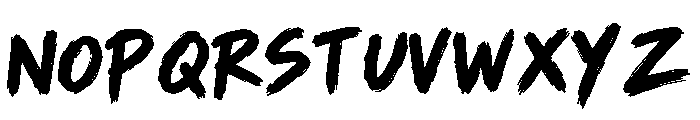 Blackfully Font UPPERCASE