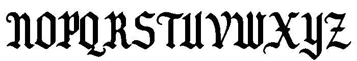Blackhelm Font UPPERCASE