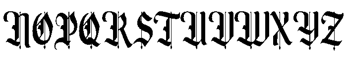 Blackhole Font UPPERCASE