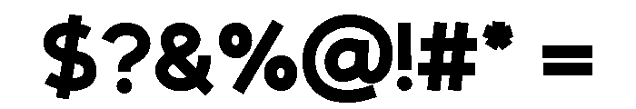Blackie Font OTHER CHARS